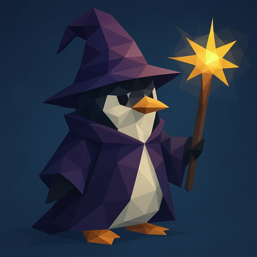 Penguin Wizard 34555132231232131213 emoji