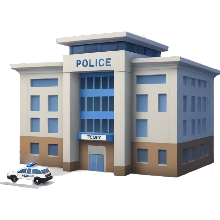 a police station emoji