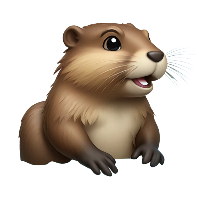 beaver bathing  emoji