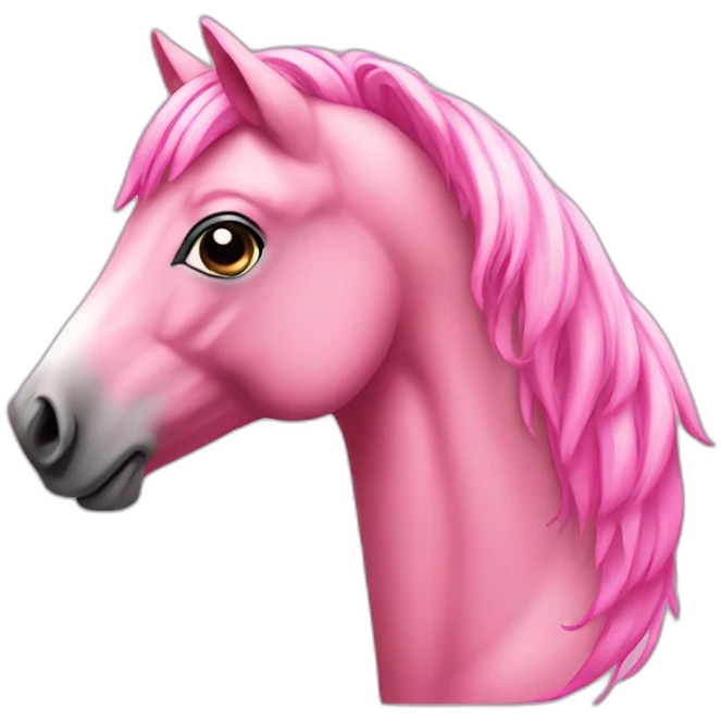 Pink horse emoji