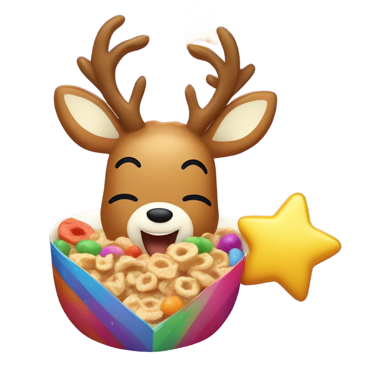 Artemis cereal deerios emoji