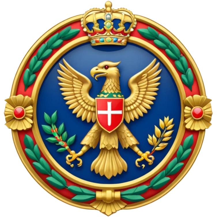 Escudo del heroico colegio militar de México emoji