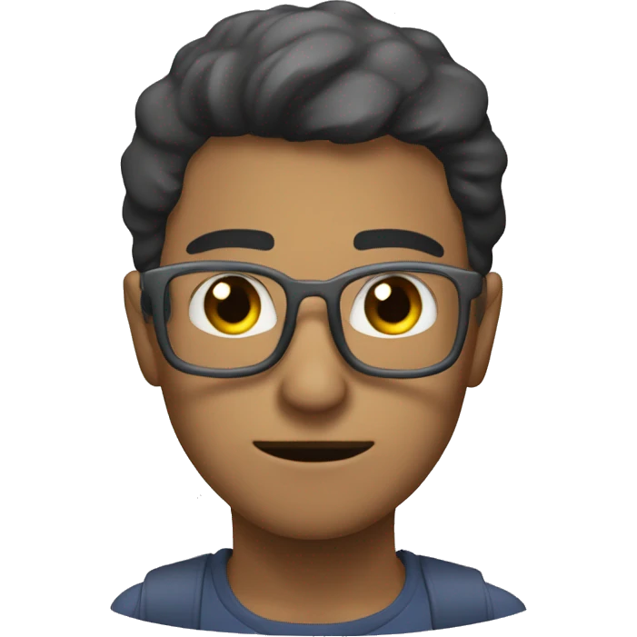 persona calva haciendo un gesto de no se  emoji