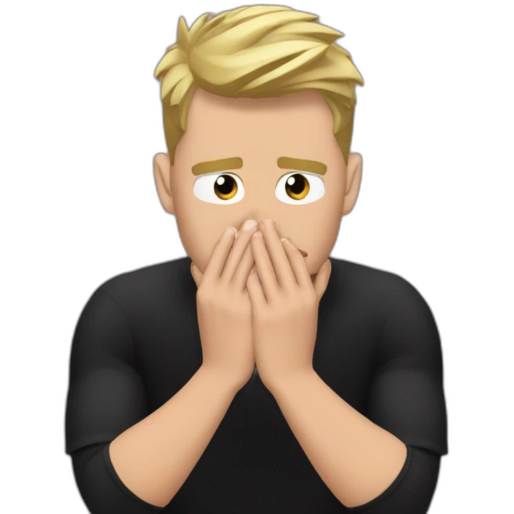 Eddie Howe biting nails emoji