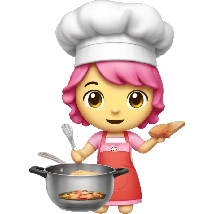 hello kitty cooking emoji