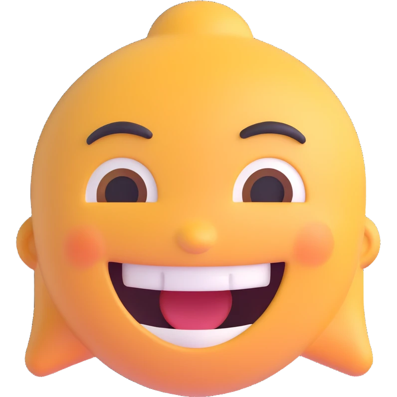laughing face emoji