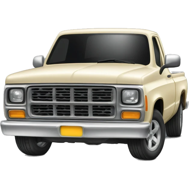 Cartuned pickup truck  emoji