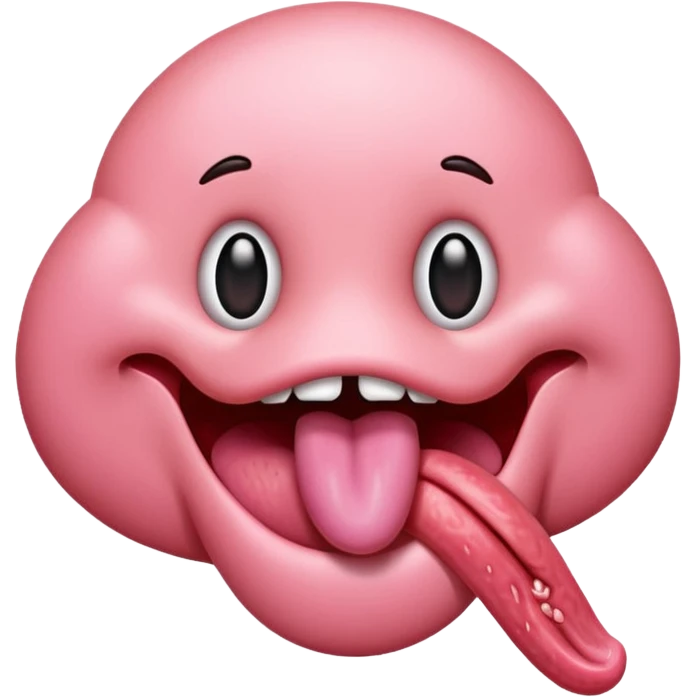 a tongue only (no head, no face, only a tongue) emoji
