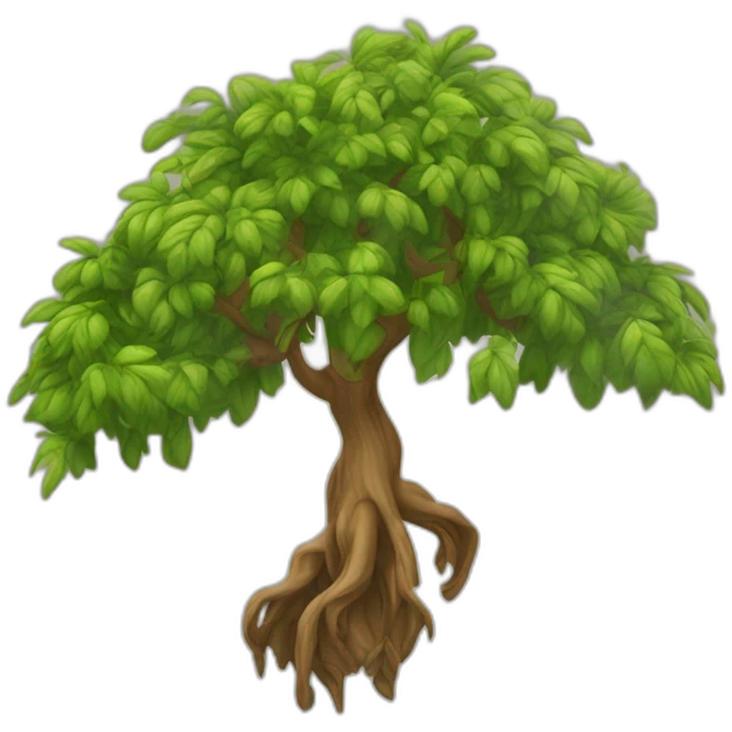 Boudah avec arbre de vie emoji