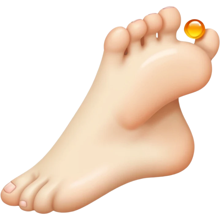 top of foot emoji