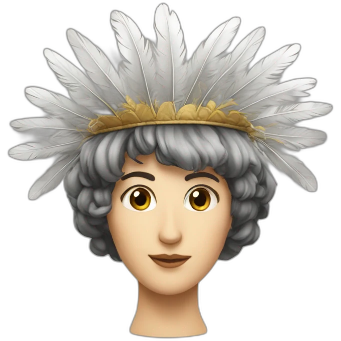 coiffe de plume emoji