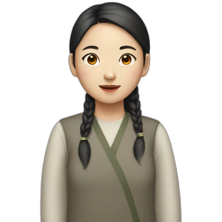 Chinese girl emoji