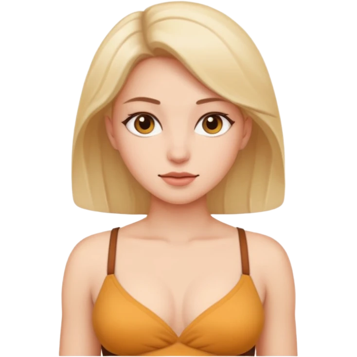  poitrine nombril femme  emoji