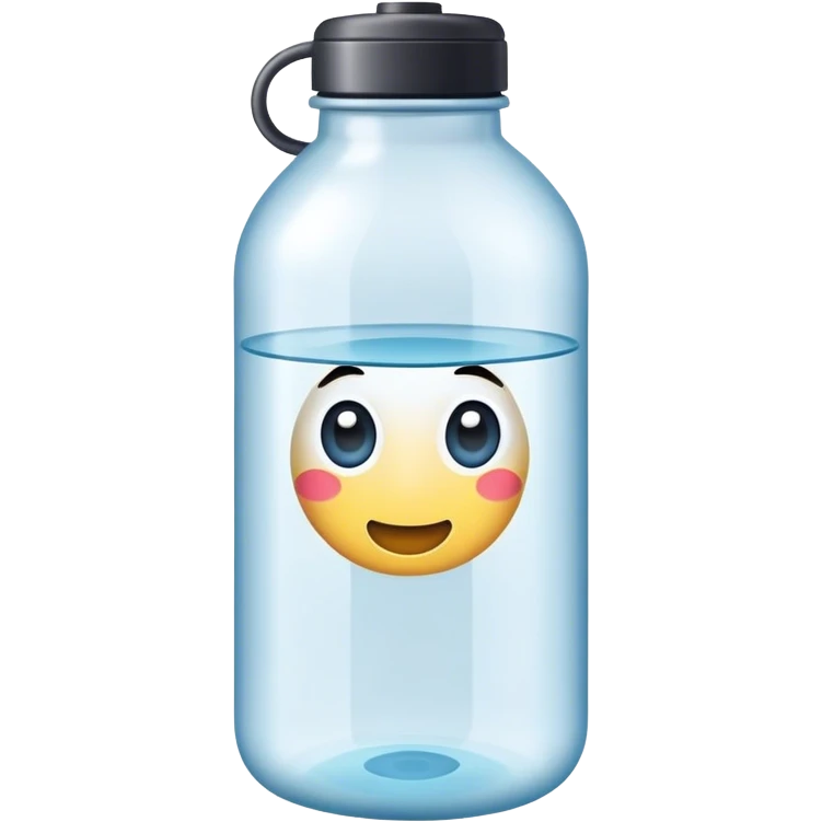 Water bottle emoji