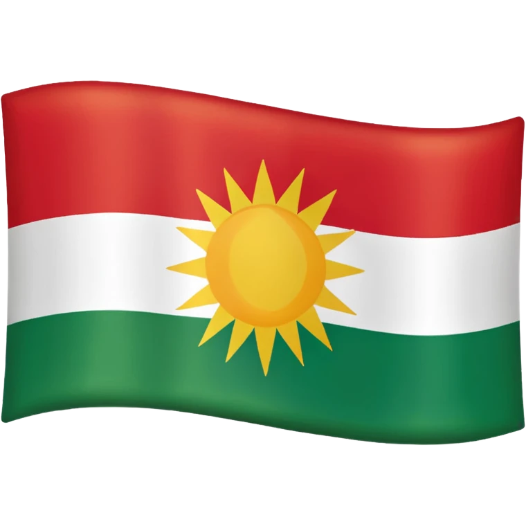 kurdistan flag emoji