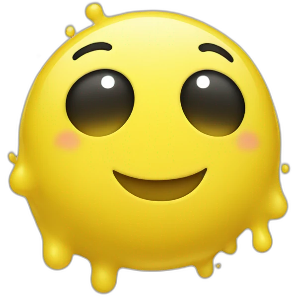 Happy Yellow blob emoji