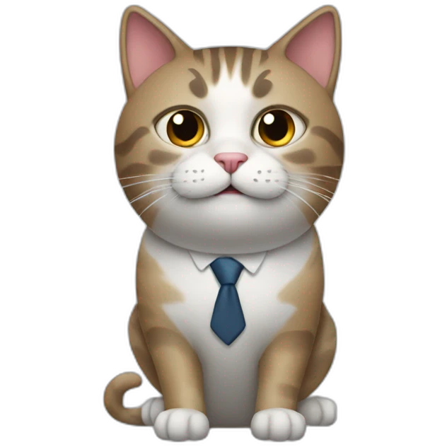 cat going to office emoji