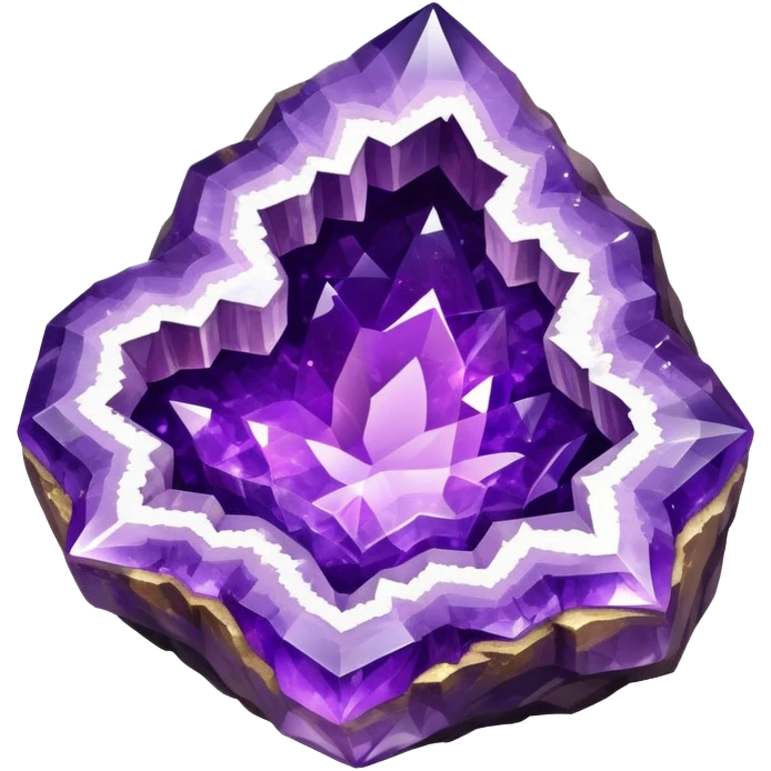 amethyst geode emoji