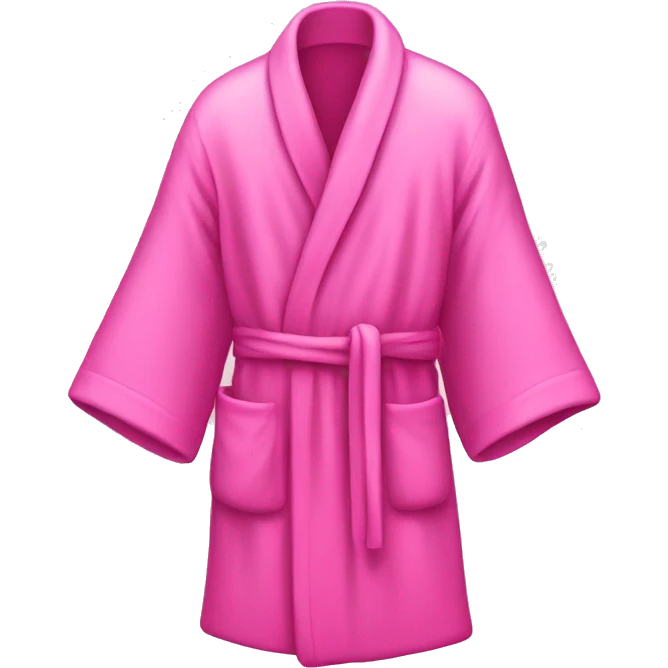 Pink robe emoji