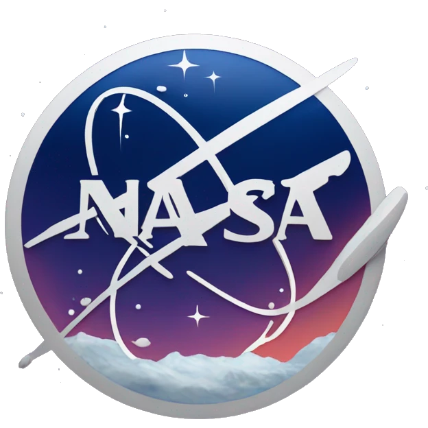 Nasa logo con letras emoji