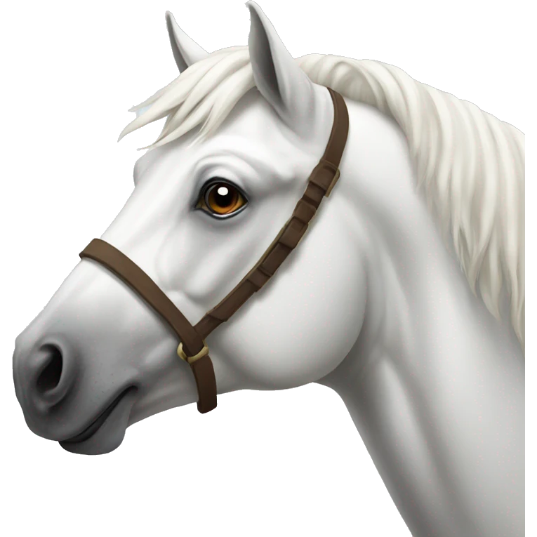 White horse emoji
