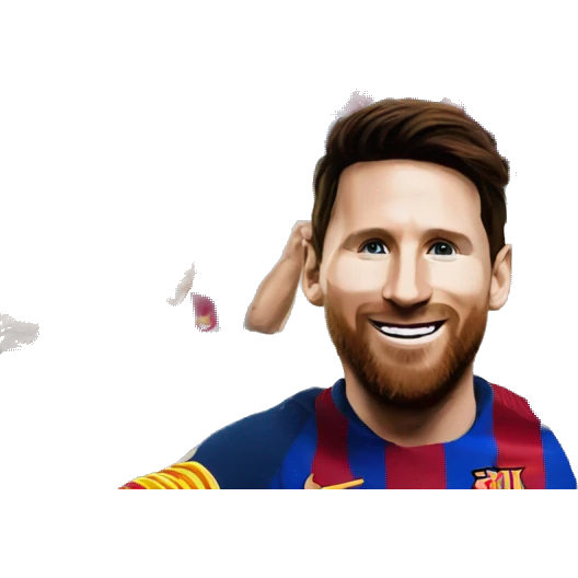 Messi doing Cristiano’s celebration  emoji