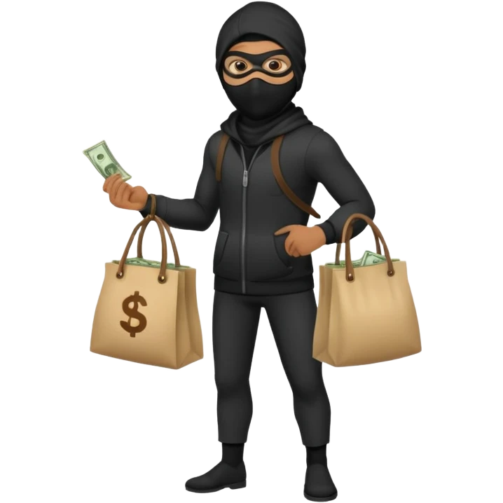 Thief full body emoji