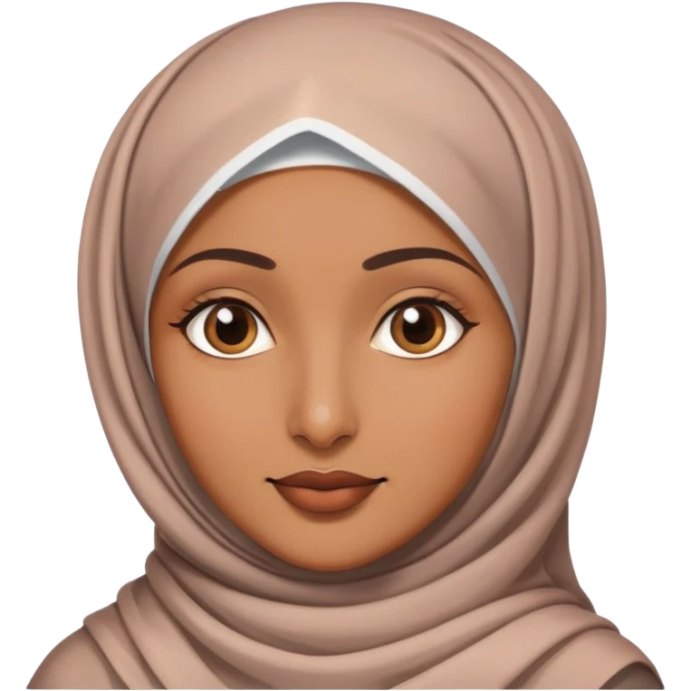 Fat Indian with hijab emoji