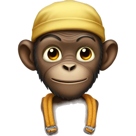 There's a pesky monkey sitting on my soul emoji