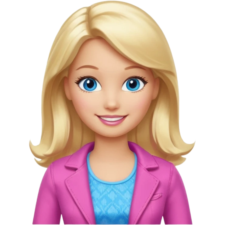 barbie girl different emoji