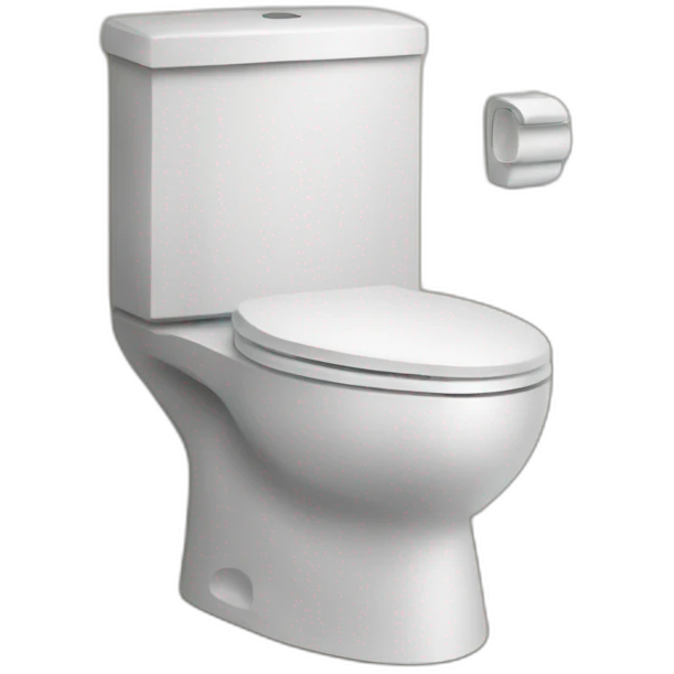 Chat sur des toilettes  emoji