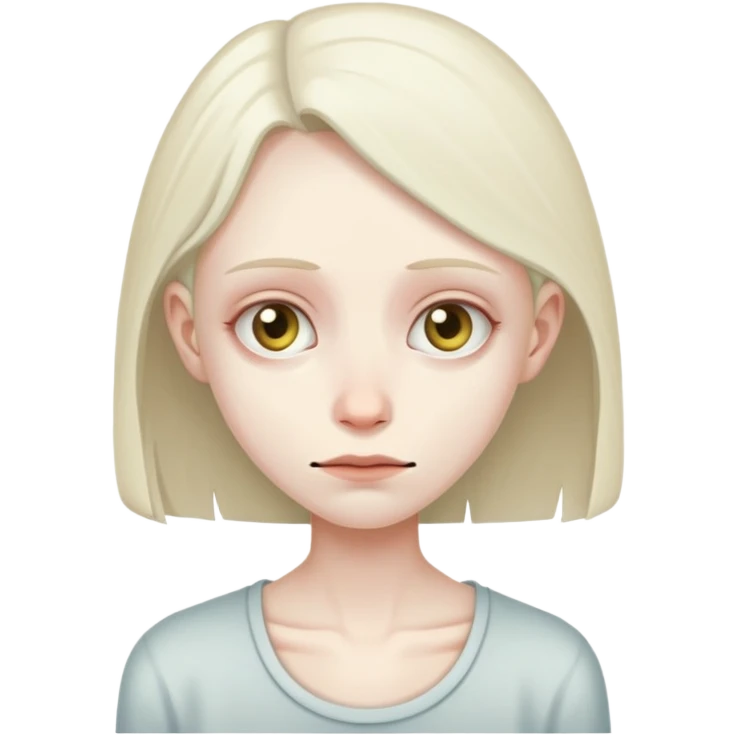 girl with an eating disorder emoji