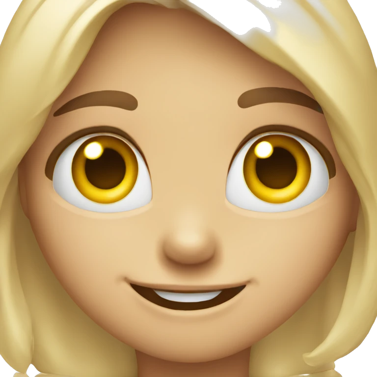 Cute heart smile face emoji
