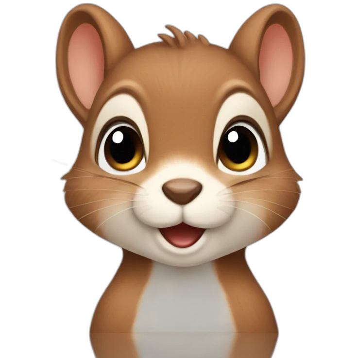 Baby squirrel emoji