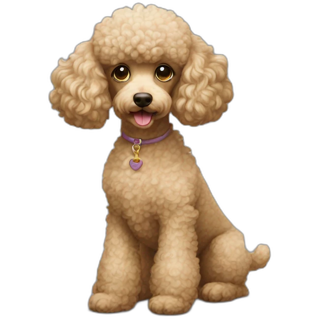 Luna poodle emoji