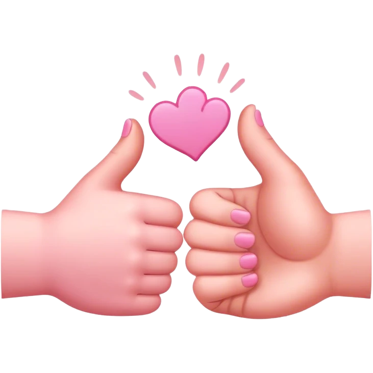 Pinky promise emoji