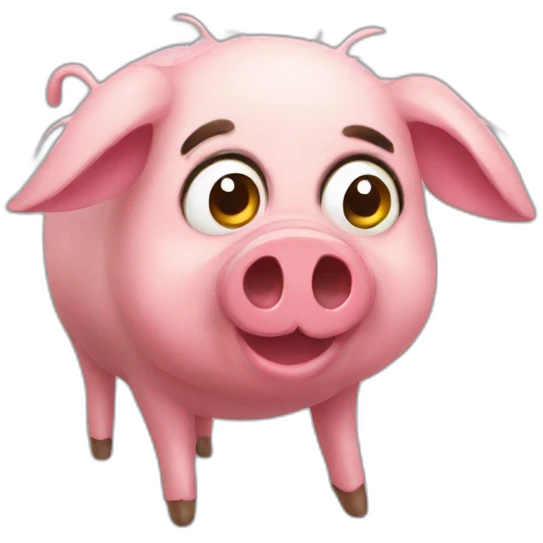 Spider pig emoji