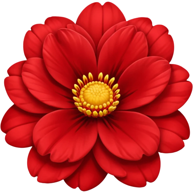 Red flower  emoji