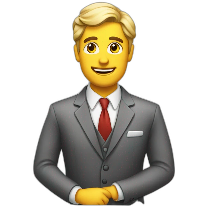 retro business emoji