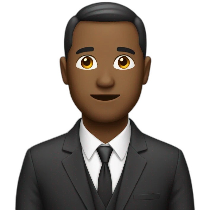 man with suit emoji