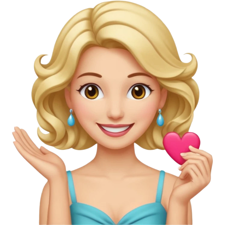 Emoji qui sourire avec un doigt d’honneur et un noeud dans les cheveux ils faut que se soit girly emoji