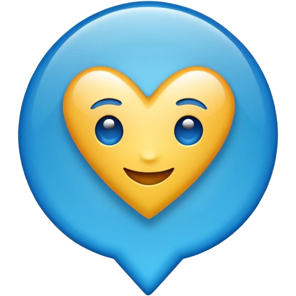 Mavi tık emoji