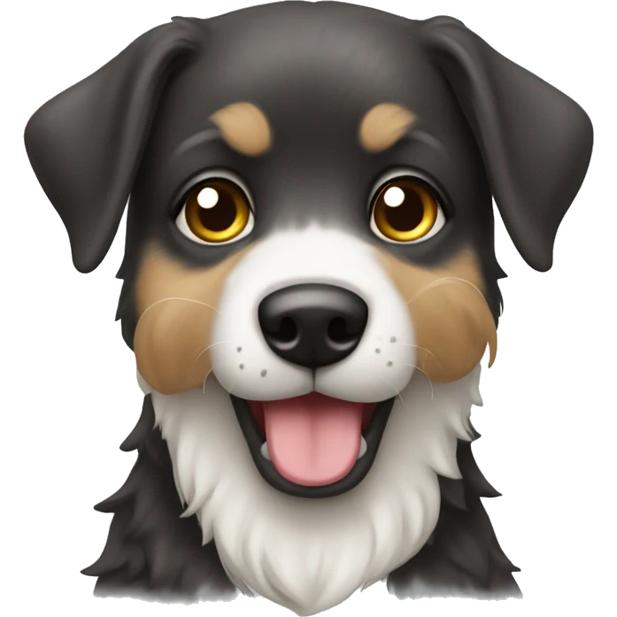 Hund isst ein Eis  emoji