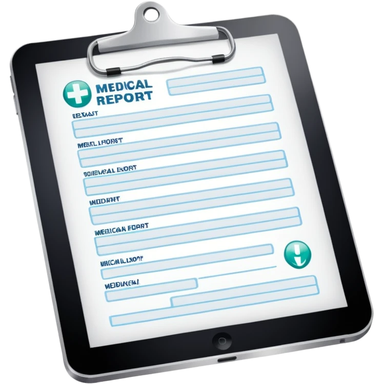 Medical report emoji