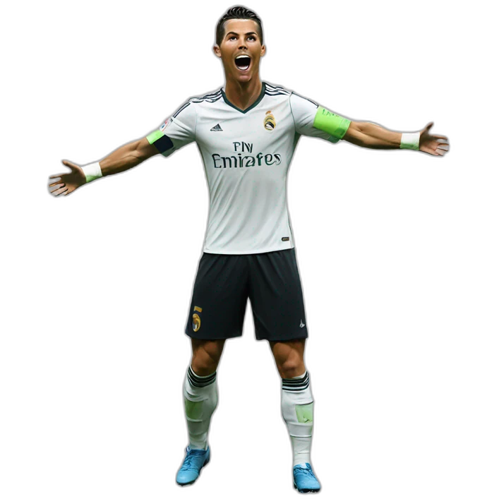 Cristiano Ronaldo célébration emoji