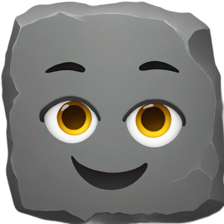 Rock emoji