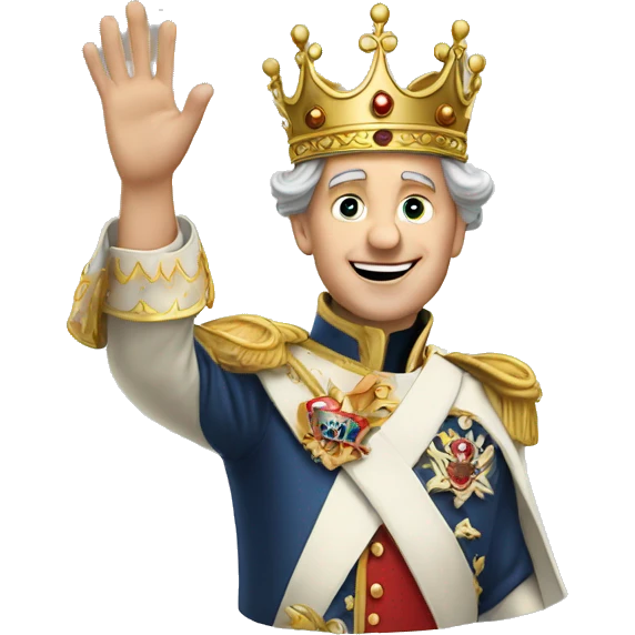 King François 1er waving emoji