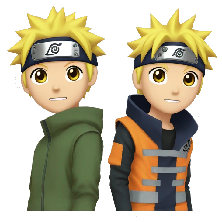 Naruto uzumaki with sharinghan  emoji