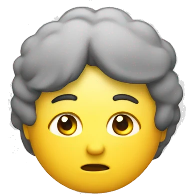 thinking a question in a class emoji