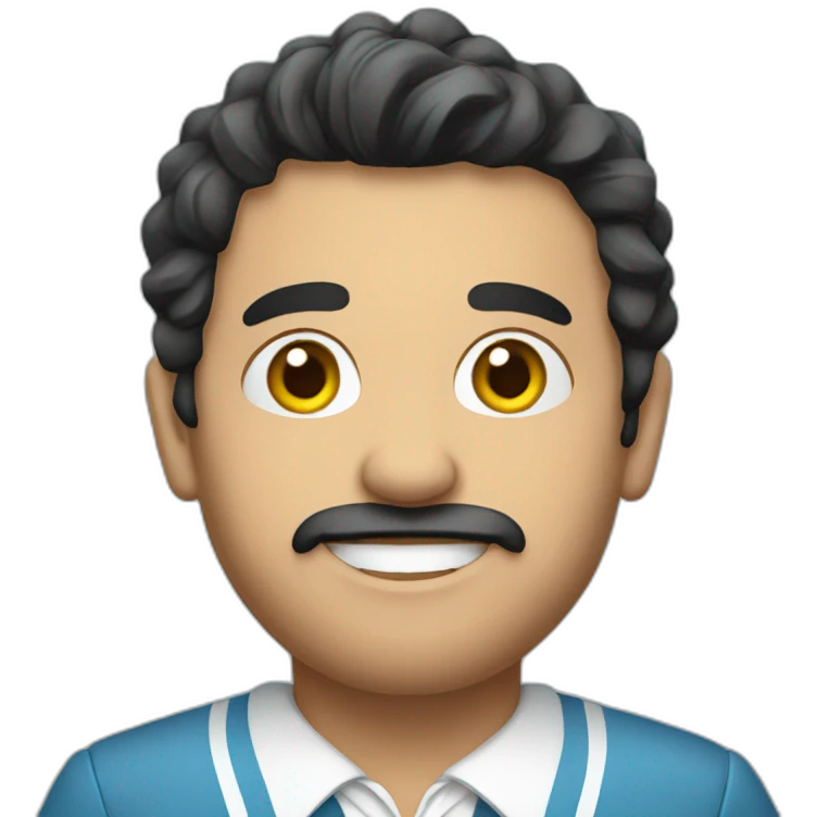 Argentinian in national suit  emoji